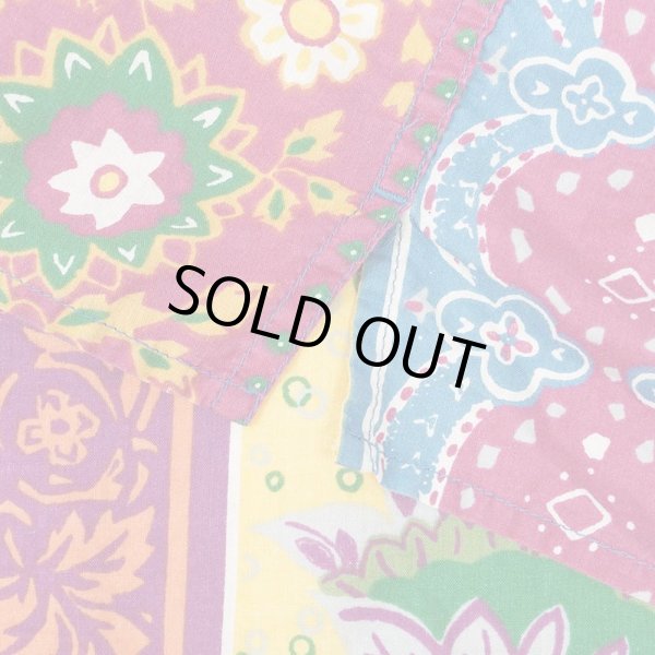 画像5: 90's POLO JEANS S/S 総柄 オープンカラーシャツ (5)