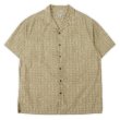 画像1: 00's L.L.Bean S/S 総柄 オープンカラーシャツ "BEIGE BASE" (1)
