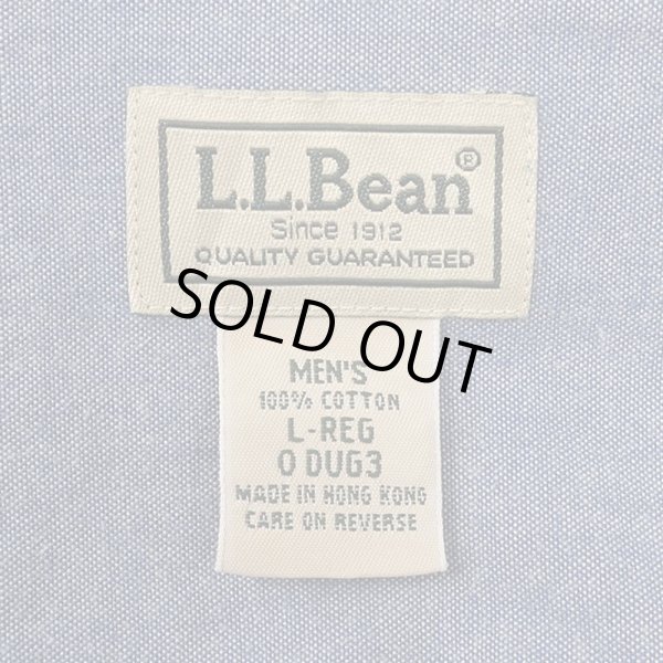 画像2: 00's L.L.Bean シャンブレー ボタンダウンシャツ (2)