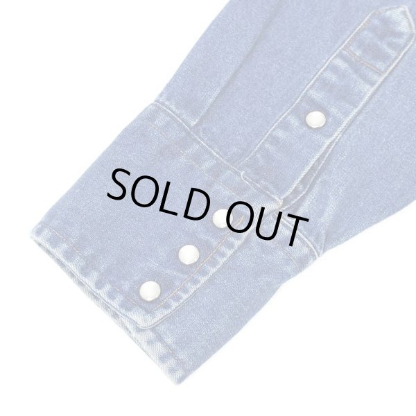 画像4: 90's Carhartt デニムウエスタンシャツ (4)