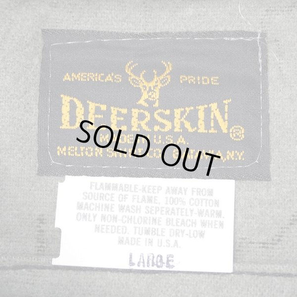 画像2: 90's DEERSKIN トレバークカモ柄 ヘビーネルシャツ "DEADSTOCK / MADE IN USA" (2)