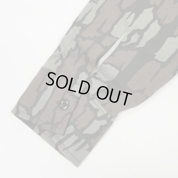 画像4: 90's DEERSKIN トレバークカモ柄 ヘビーネルシャツ "DEADSTOCK / MADE IN USA" (4)