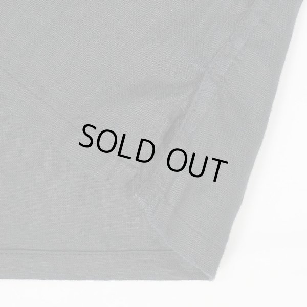 画像4: 00's BRUNO S/S オープンカラー リネンシャツ “BLACK” (4)