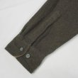 画像4: Late 90's ST JOHN'S BAY シャモアクロス ワークシャツ "DARK BROWN" (4)