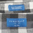 画像2: 90's TOWNCRAFT フランネル ボタンダウンシャツ "Monotone Block Plaid" (2)