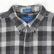 画像3: 90's TOWNCRAFT フランネル ボタンダウンシャツ "Monotone Block Plaid" (3)