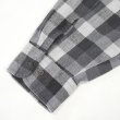 画像4: 90's TOWNCRAFT フランネル ボタンダウンシャツ "Monotone Block Plaid" (4)