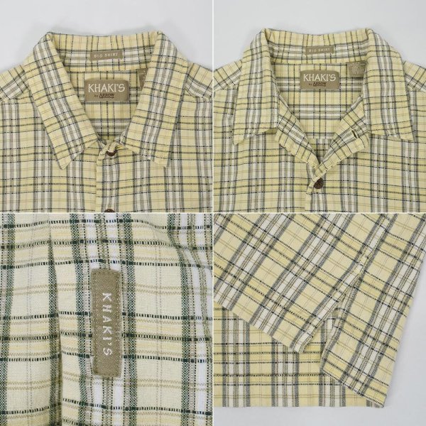 画像3: 90's KHAKI'S by ARROW S/S ワークシャツ "BIG SHIRT" (3)