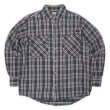 画像1: 00's Cabela's ヘビーネルシャツ "Black Plaid" (1)