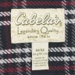 画像2: 00's Cabela's ヘビーネルシャツ "Black Plaid" (2)