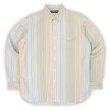 画像1: 00's Polo Ralph Lauren マルチストライプ柄 ボタンダウンシャツ (1)