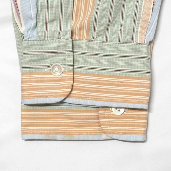 画像5: 00's Polo Ralph Lauren マルチストライプ柄 ボタンダウンシャツ (5)