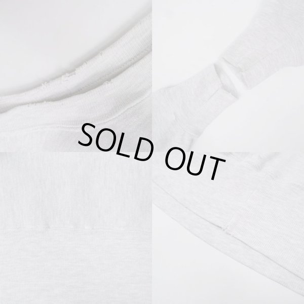 画像4: 80-90's Champion リバースウィーブ スウェット "染み込み3段プリント" (4)