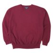 画像1: 90's LANDS' END ブランクスウェット "Burgundy / MADE IN USA" (1)