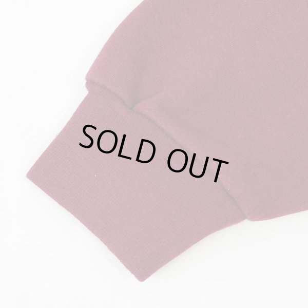 画像4: 90's LANDS' END ブランクスウェット "Burgundy / MADE IN USA" (4)