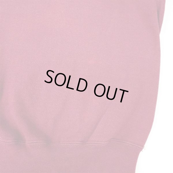 画像5: 90's LANDS' END ブランクスウェット "Burgundy / MADE IN USA" (5)