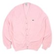 画像1: 90's IZOD LACOSTE アクリルカーディガン " PINK / MADE IN USA" (1)