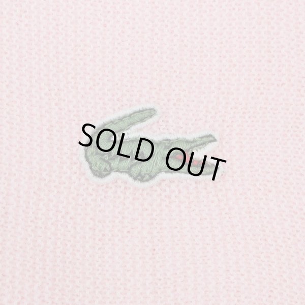 画像2: 90's IZOD LACOSTE アクリルカーディガン " PINK / MADE IN USA" (2)