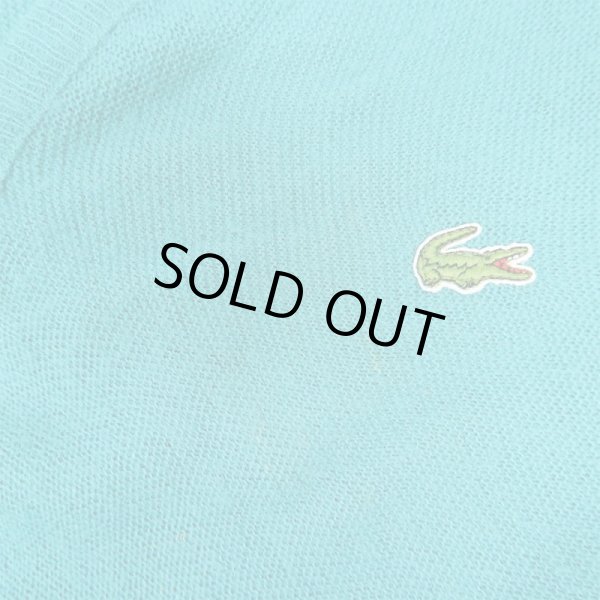 画像3: 80's IZOD LACOSTE Vネック アクリルニット "MADE IN USA" (3)