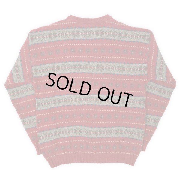 画像2: 90-00's Woolrich 総柄 ウールニット "MADE IN USA" (2)