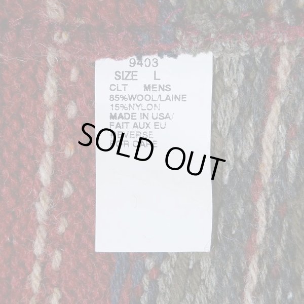 画像4: 90-00's Woolrich 総柄 ウールニット "MADE IN USA" (4)