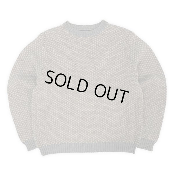 画像1: 90's LANDS' END 総柄 コットンニット "MADE IN USA" (1)