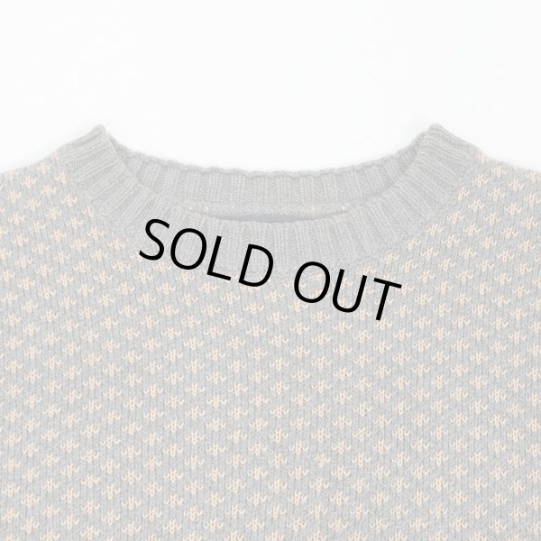 画像3: 90's LANDS' END 総柄 コットンニット "MADE IN USA" (3)