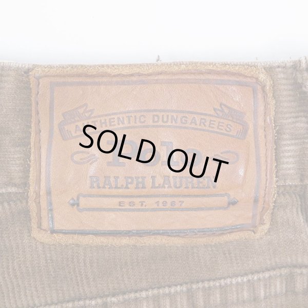 画像3: 90's Polo Ralph Lauren 5ポケット コーデュロイパンツ “BROWN” (3)