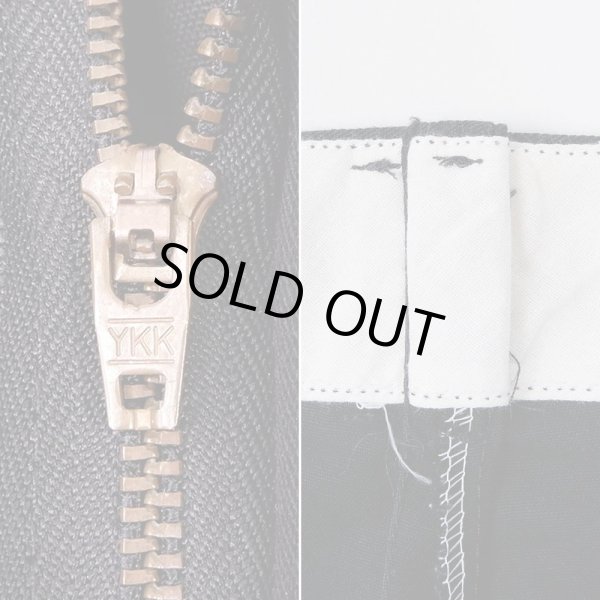 画像5: 90's Dickies 2タック ワークパンツ "BLACK / MADE IN USA" (5)