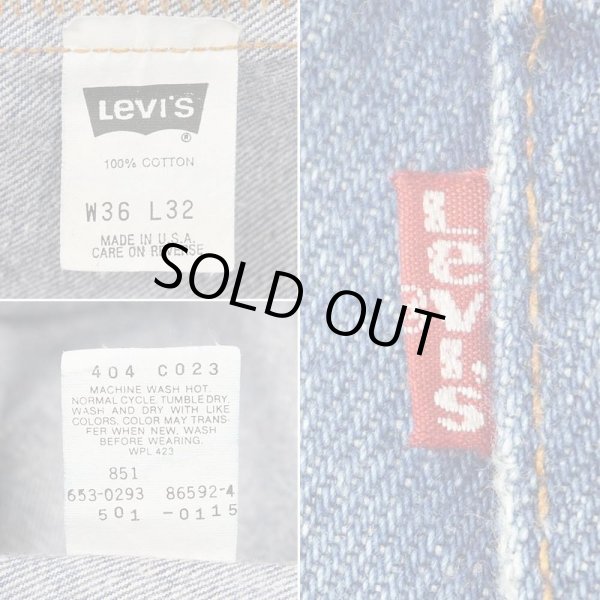 画像4: 90's Levi's 501 デニムパンツ "MADE IN USA / W36 L32" (4)