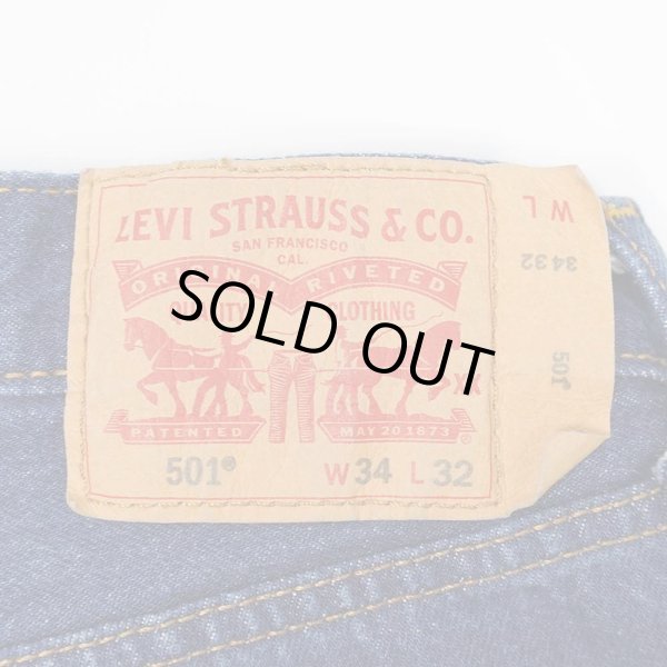 画像3: 00's Levi's 501 デニムパンツ "Dark Indigo / 実寸W33 L29" (3)