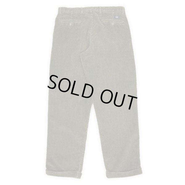 画像2: 90's DOCKERS 2タック 太畝コーデュロイトラウザー "OLIVE / W34 L32" (2)