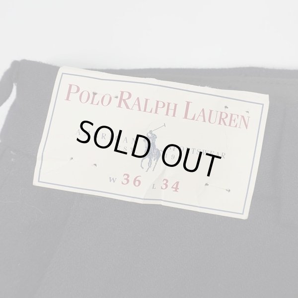 画像3: 90's Polo Ralph Lauren 1タック ウールトラウザー "DEADSTOCK / W36 L34" (3)