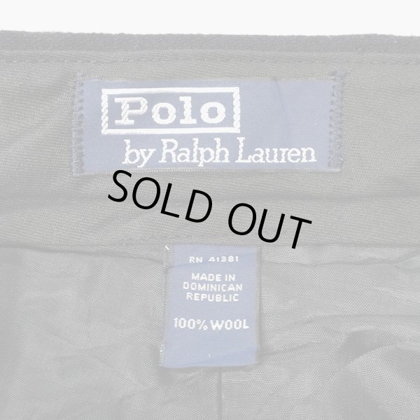 画像4: 90's Polo Ralph Lauren 1タック ウールトラウザー "DEADSTOCK / W36 L34" (4)