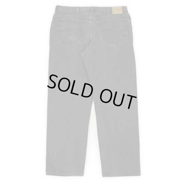 画像2: 00's Lee ブラックデニムパンツ "W34 L30" (2)