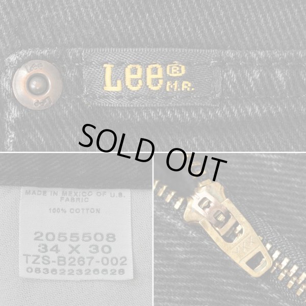 画像4: 00's Lee ブラックデニムパンツ "W34 L30" (4)