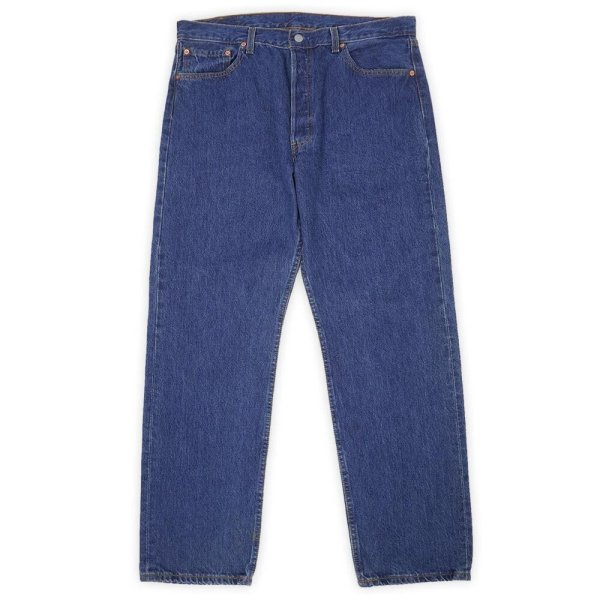 画像1: 90's Levi's 501 デニムパンツ "MADE IN USA / Dark Indigo" (1)