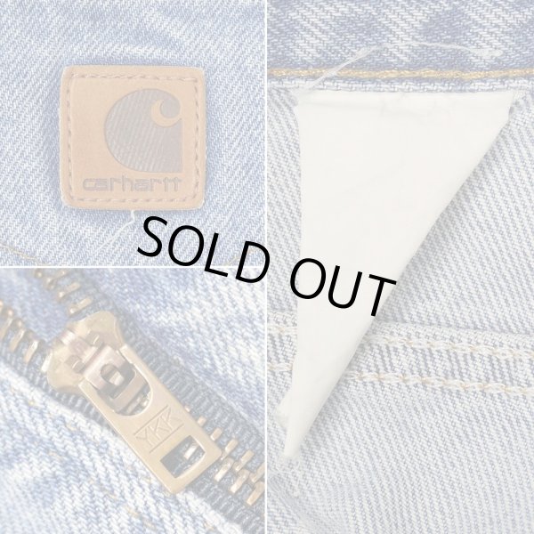 画像3: 00's Carhartt 5ポケット デニムパンツ "W34 L31相当" (3)