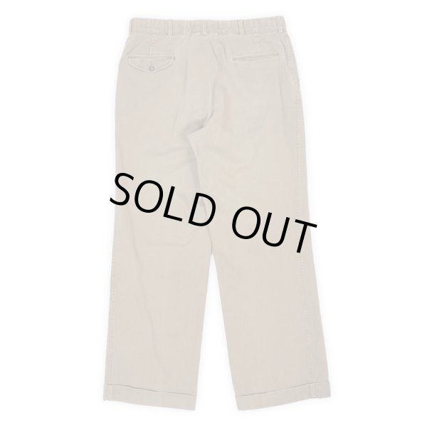 画像2: Early 90's Polo Ralph Lauren ノータック チノトラウザー "W34 L31相当" (2)