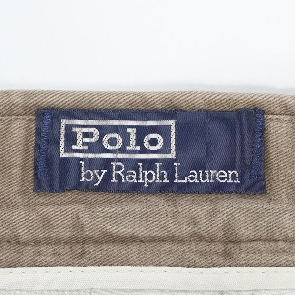 画像3: Early 90's Polo Ralph Lauren ノータック チノトラウザー "W34 L31相当" (3)