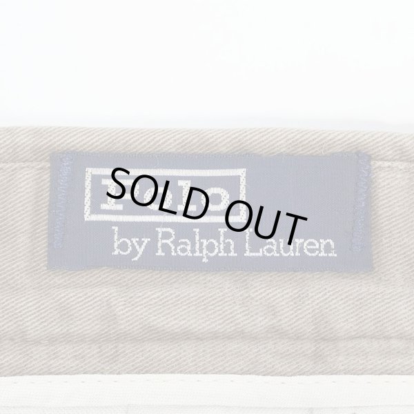 画像3: Early 90's Polo Ralph Lauren ノータック チノトラウザー "W34 L31相当" (3)