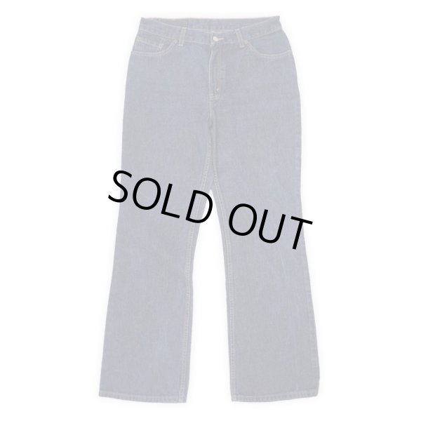画像1: Early 00's Levi's 517 ブーツカット デニムパンツ "MADE IN USA / Dark Indigo" (1)