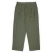 画像2: 00's BASIC EDITIONS 2タック チノトラウザー "DEADSTOCK / OLIVE / W34 L30" (2)