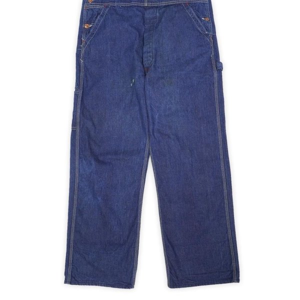 画像2: 60's BIG MAC デニムオーバーオール "W39 L30相当" (2)