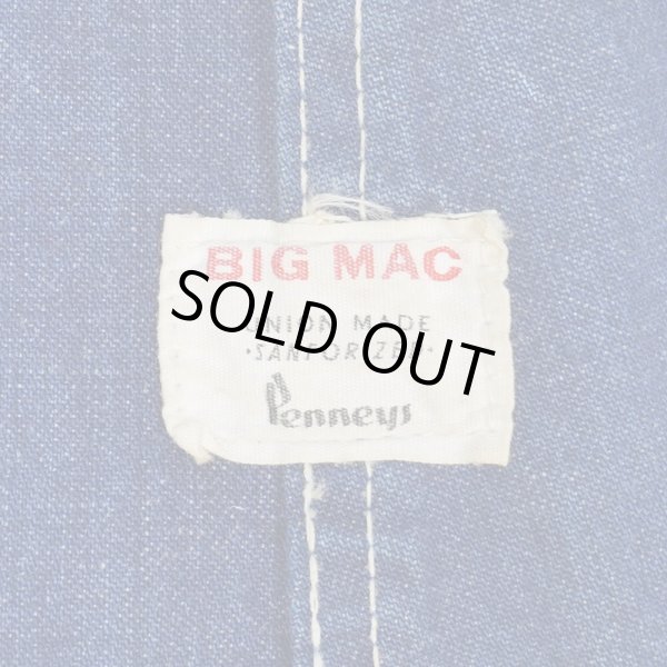 画像4: 60's BIG MAC デニムオーバーオール "W39 L30相当" (4)