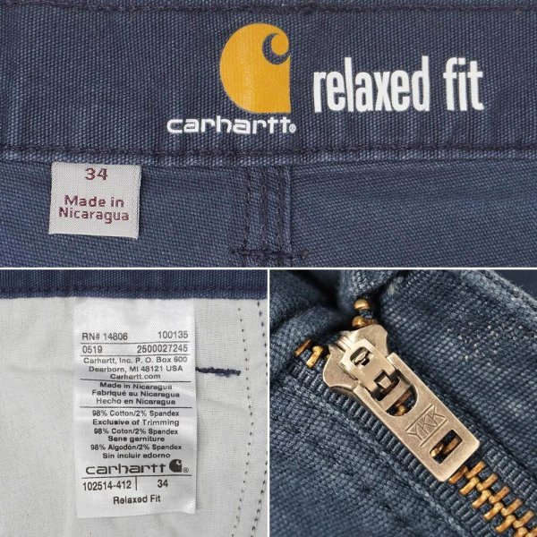 画像4: 00's Carhartt ダックワークショーツ "W34" (4)