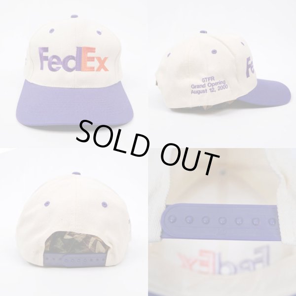 画像2: 00's FedEX 6パネルキャップ "DEADSTOCK" (2)