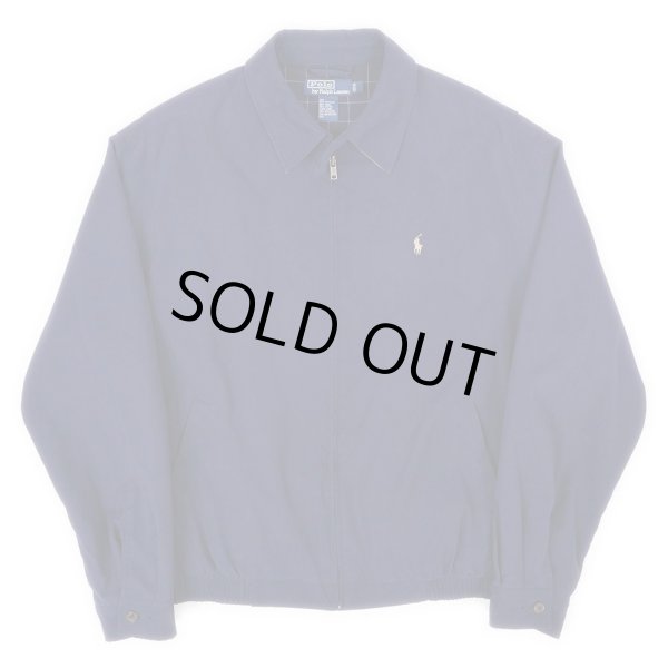画像1: 00's Polo Ralph Lauren チンスト付き スウィングトップ "NAVY" (1)