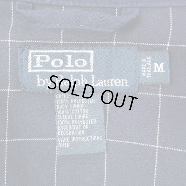 画像3: 00's Polo Ralph Lauren チンスト付き スウィングトップ "NAVY" (3)