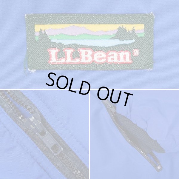 画像4: 90's L.L.Bean ウォームアップジャケット “BLUE” (4)